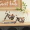 Brown Metal Contemporary Motorcycle Sculpture Set